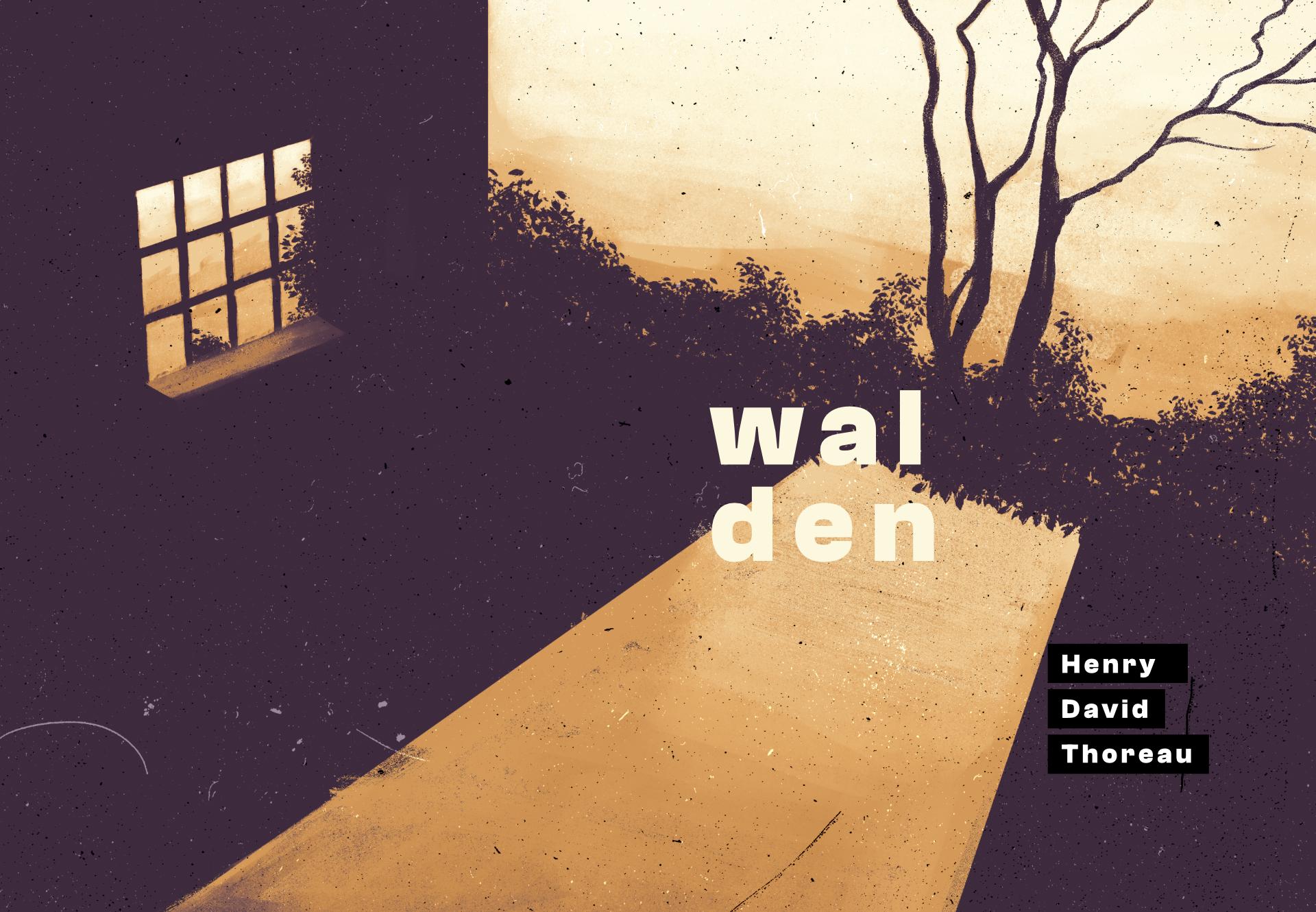 Henry Thoreau - Walden — illustration by Marcius Cavalcanti