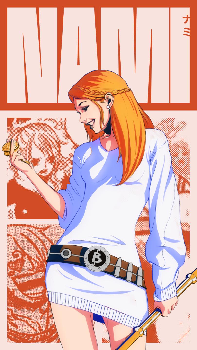 Nami — illustration by Marcius Cavalcanti