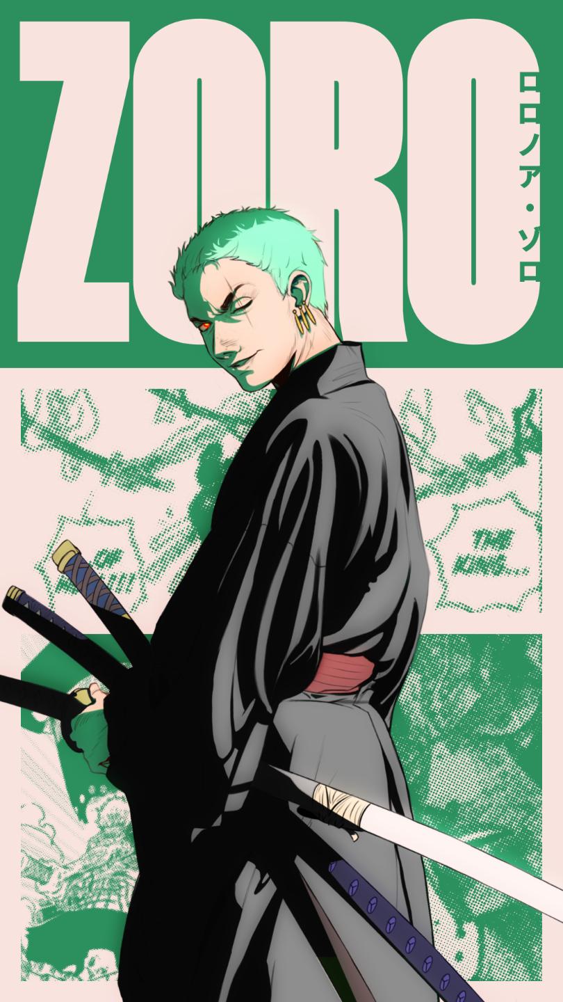 Zoro — illustration by Marcius Cavalcanti